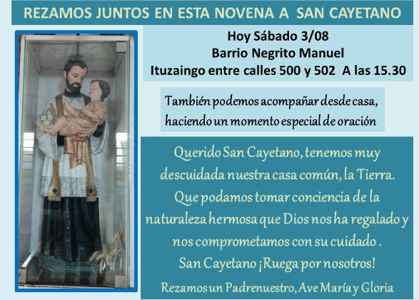 HOY LA NOVENA EN EL BARRIO NEGRITO MANUEL