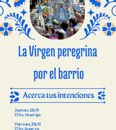 LA VIRGEN SIGUE EN SU RECORRIDA