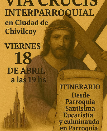 PARTICIPEMOS TODOS DEL VÍA CRUCIS QUE HAREMOS TODAS LAS PARROQUIAS