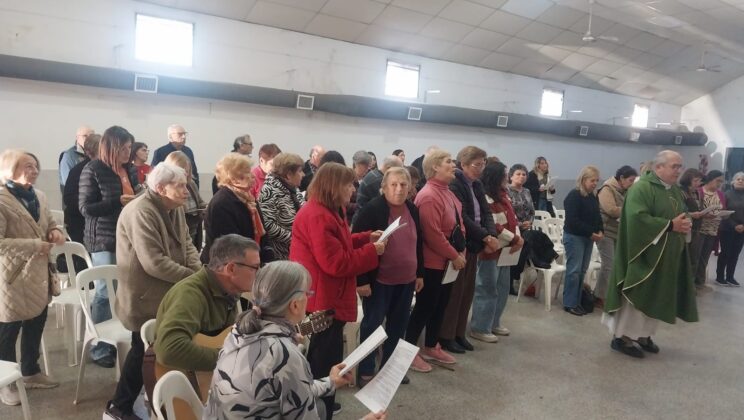 LA CELEBRACIÓN AYER EN ROSA MÍSTICA