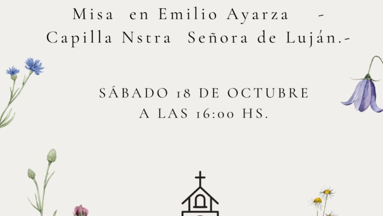 HOY MISA EN LA CAPILLA DE AYARZA