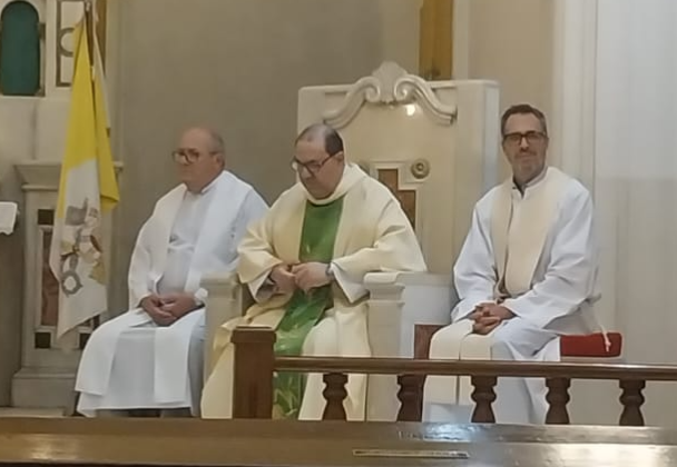 EL P. FEDERICO EN LA MISA DEL SÁBADO