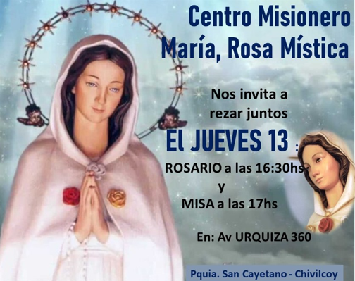 ROSARIO Y MISA EN ROSA MÍSTICA
