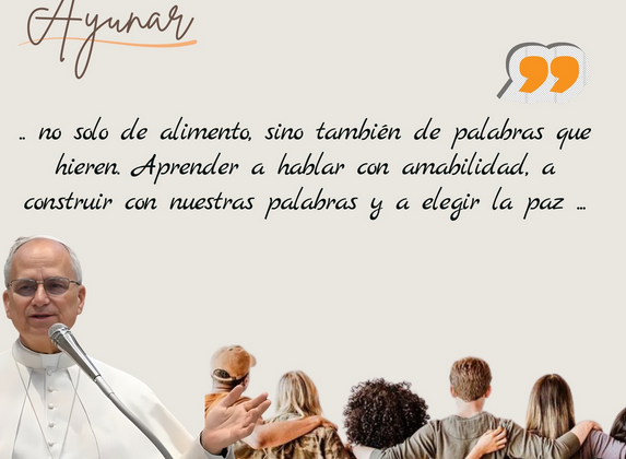 EL MENSAJE DEL PAPA LEÓN