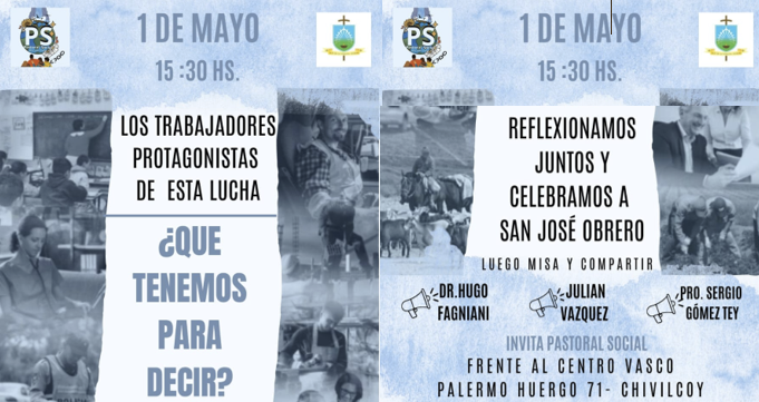 1 DE MAYO – SAN JOSÉ OBRERO – DÍA DEL TRABAJADOR