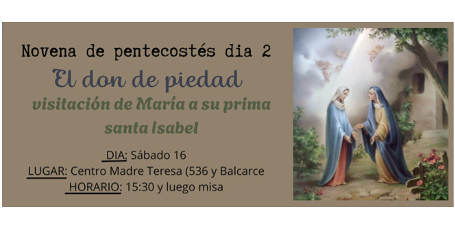 NOVENA DE PENTECOSTÉS – DÍA 2