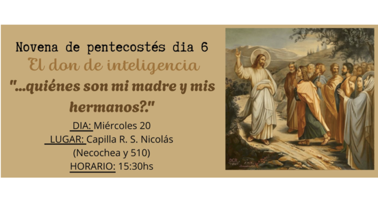 NOVENA DE PENTECOSTÉS – DÍA 6