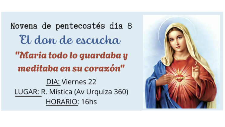 NOVENA DE PENTECOSTÉS – DÍA 8