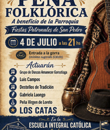 PEÑA FOLKLÓRICA A BENEFICIO DE LA PARROQUIA SAN PEDRO