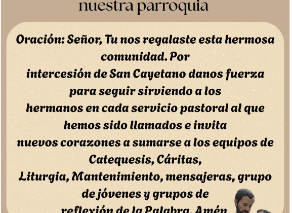 NOVENA A SAN CAYETANO – DÍA 3