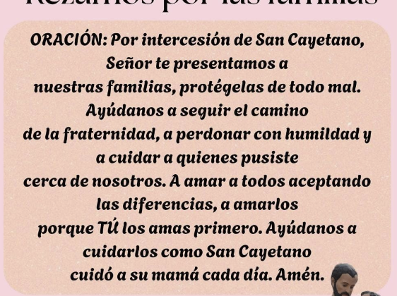 NOVENA A SAN CAYETANO – DÍA 8