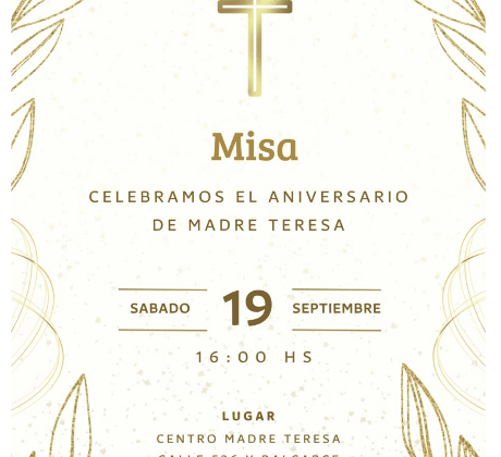 MISA EN MADRE TERESA