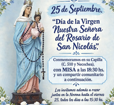 LA FIESTA DE LA VIRGEN DEL ROSARIO DE SAN NICOLÁS
